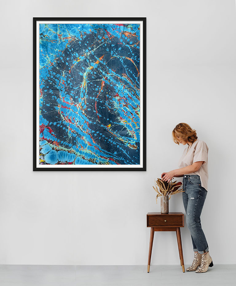 Berlin 1 - oil on paper 140cm x 100cm