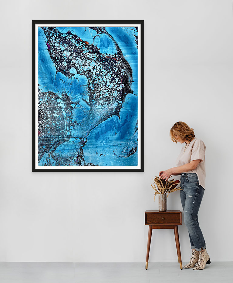 Deep Sea 1 - oil on paper 140cm x 100cm