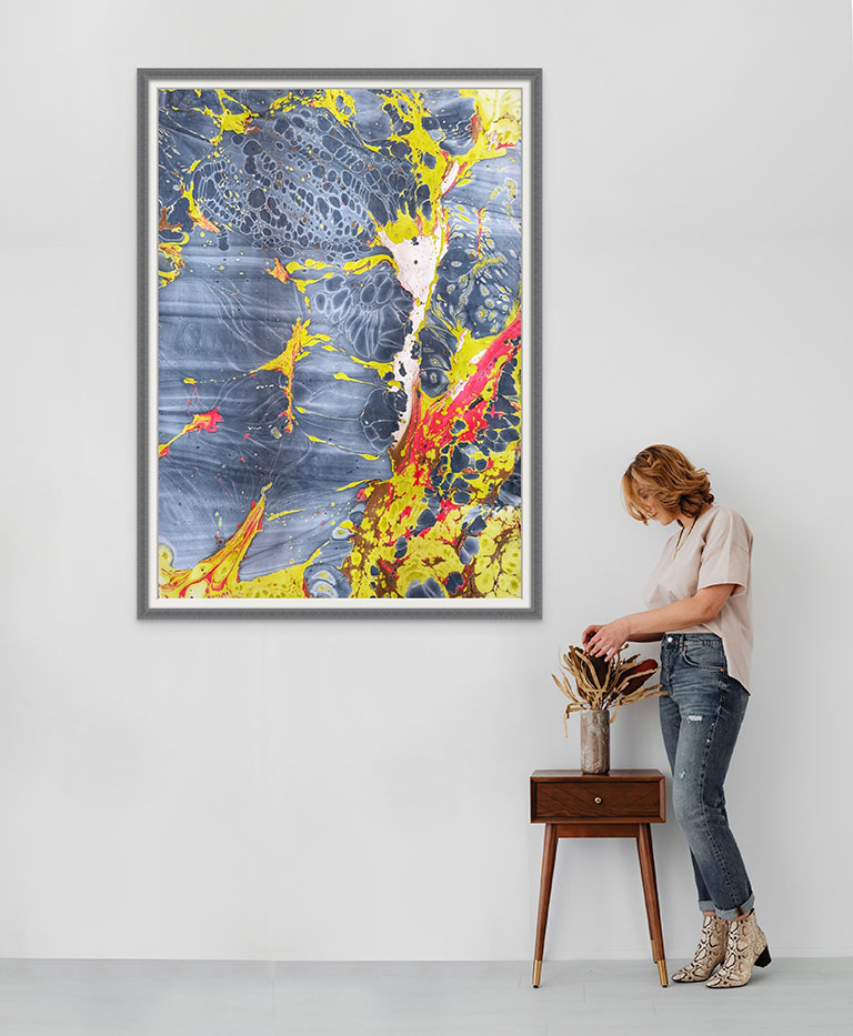 Earth Angel - oil on paper 140cm x 100cm