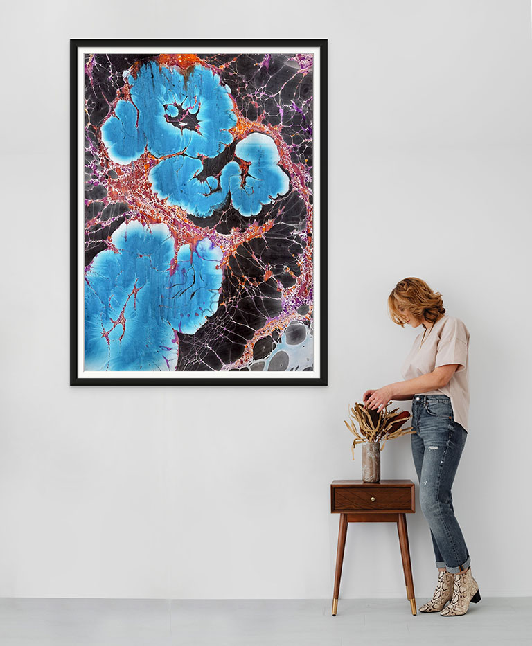 Earthsea - oil on paper 140cm x 100cm