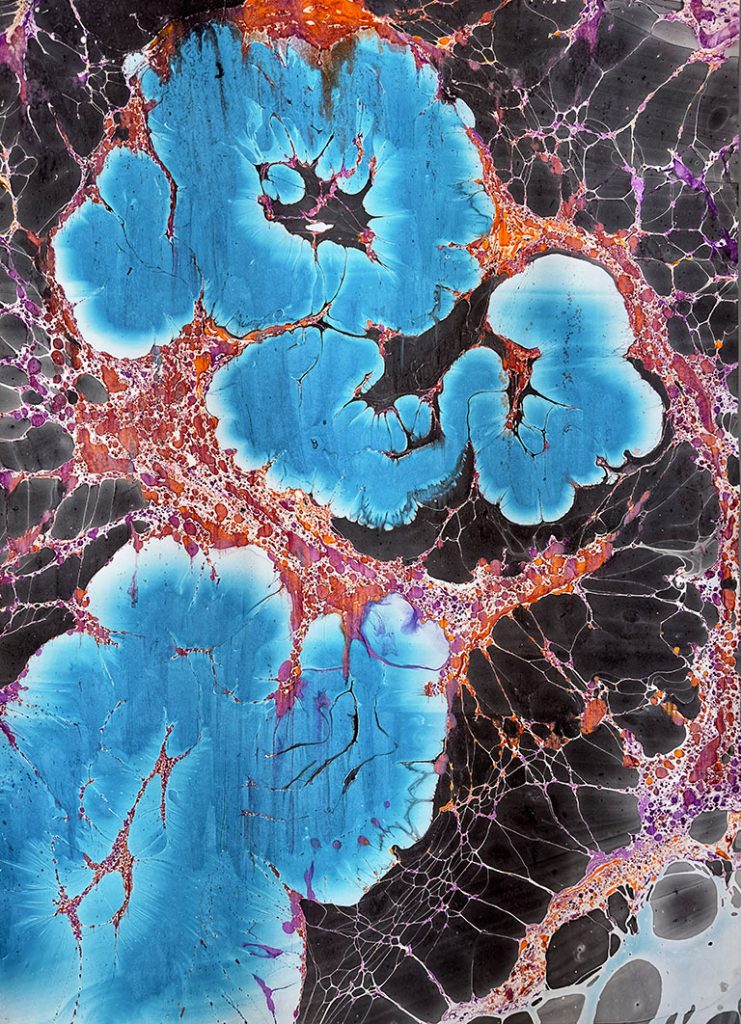 Earthsea - oil on paper 140cm x 100cm