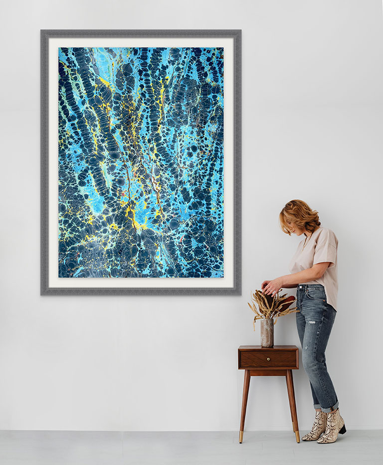 How Life Started - oil on paper 140cm x 100cm