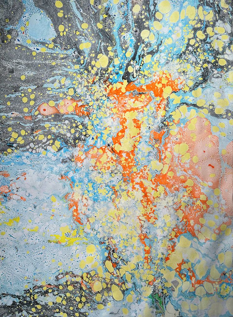 Let Go - oil on paper 140cm x 100cm