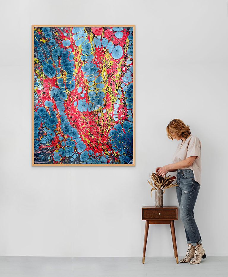 Magic Carpet - oil on paper 140cm x 100cm