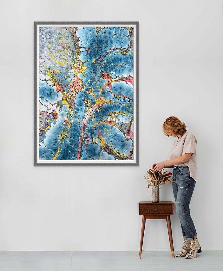 Magic Carpet 2 - oil on paper 140cm x 100cm