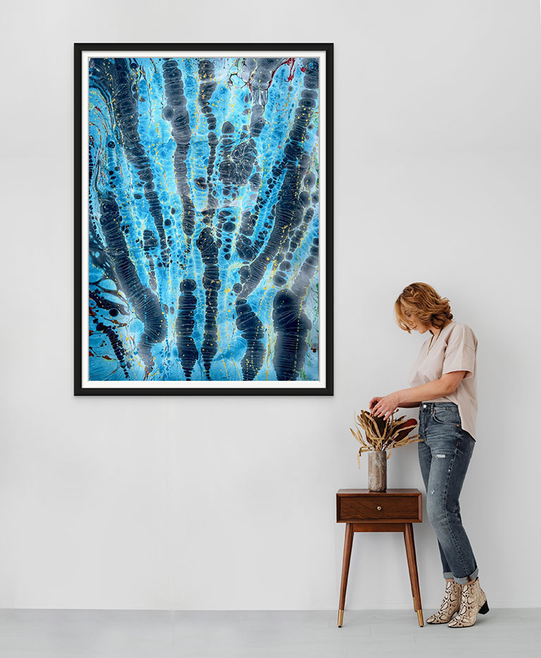 Mermaids - oil on paper 140cm x 100cm