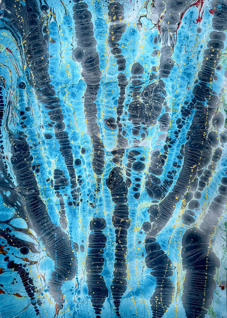 Mermaids - oil on paper 140cm x 100cm