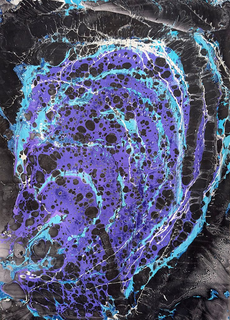 Mind Expanding - oil on paper 140cm x 100cm