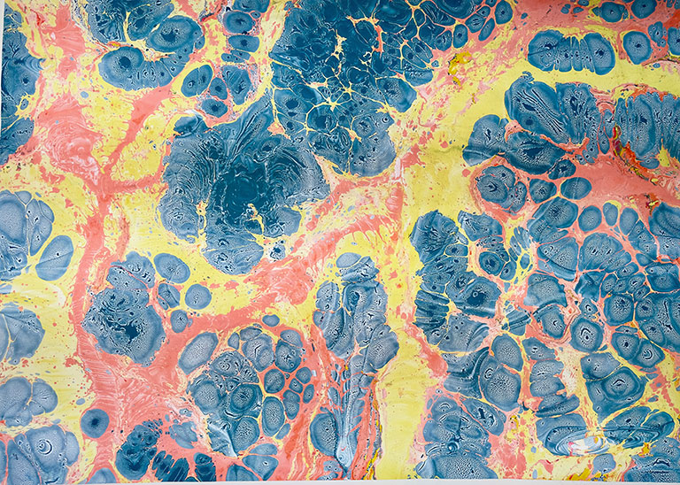 Molten Earth (Lava 2) - oil on paper 100cm x 140cm