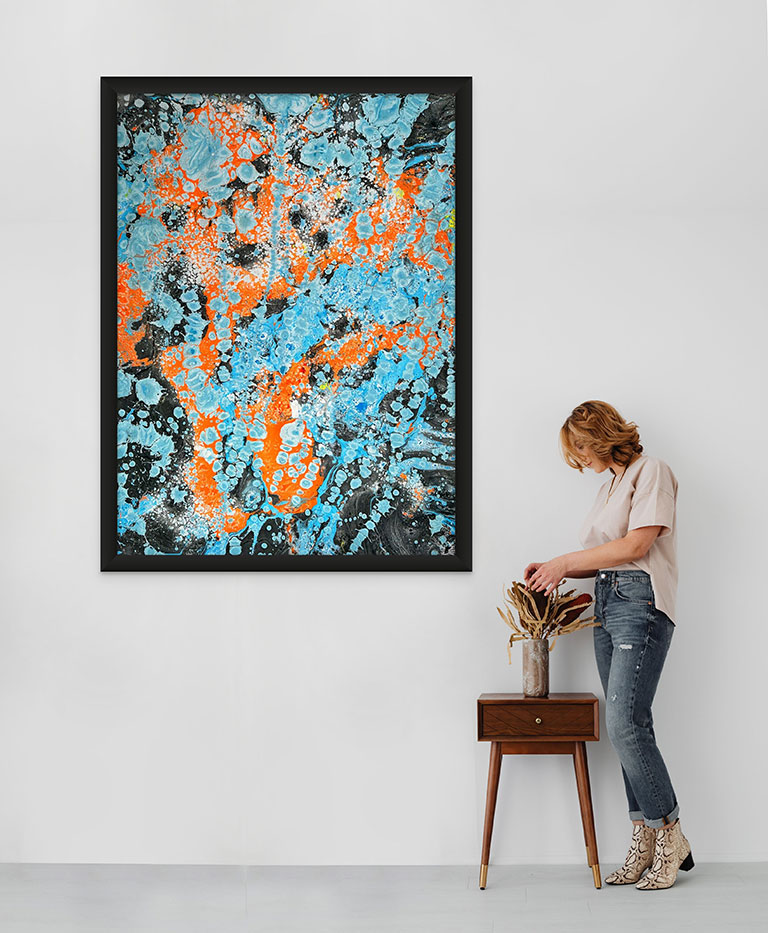 Night Out in Berlin 2 - oil on paper 140cm x 100cm