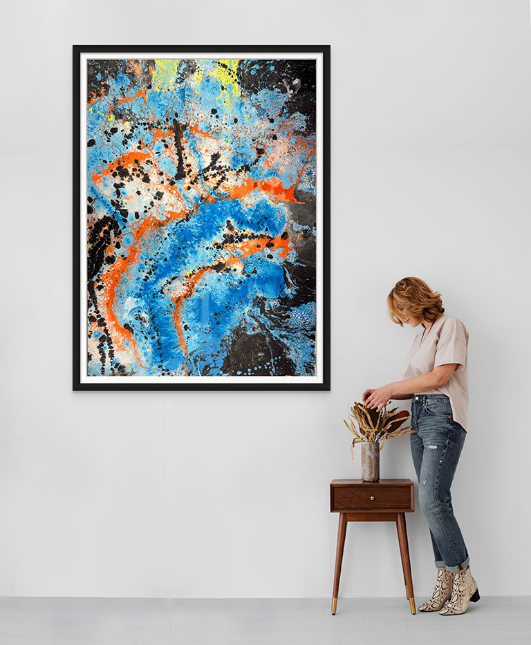 Night Out in Berlin 1 - oil on paper 140cm x 100cm