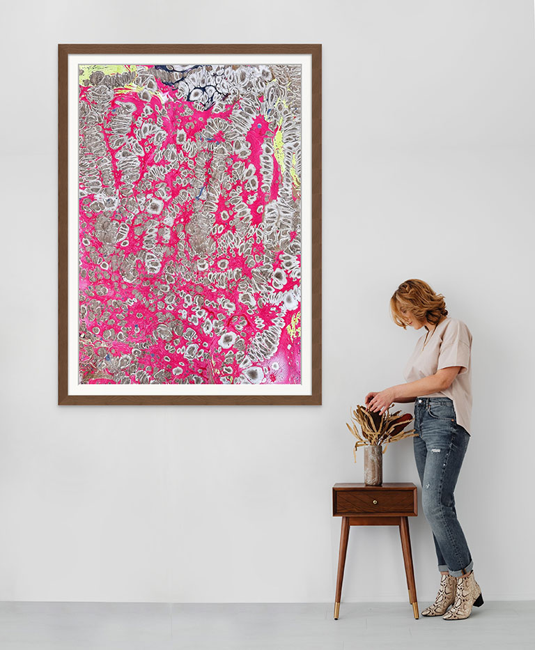 One Day Peace - oil on paper 140cm x 100cm