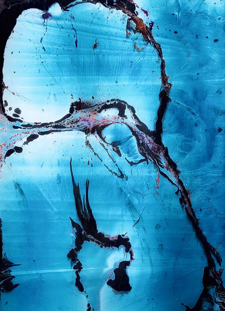 Sea Caves - oil on paper 140cm x 100cm